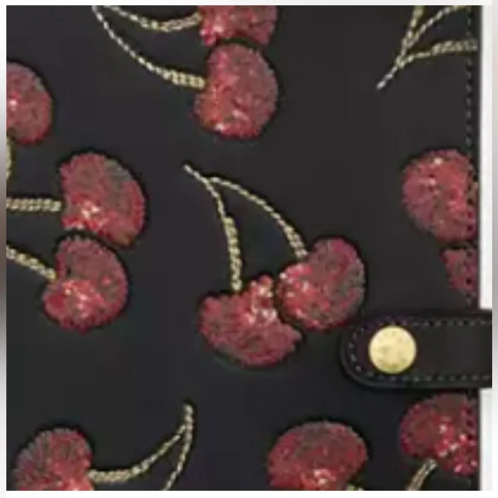 Coach Notebook with Cherry Print NWT